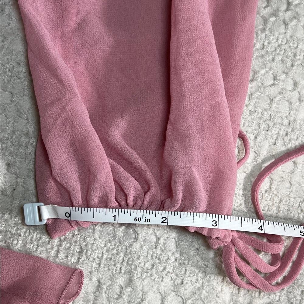Wilfred Aritzia Pink Button-Up Blouse size XS - Picture 8 of 9
